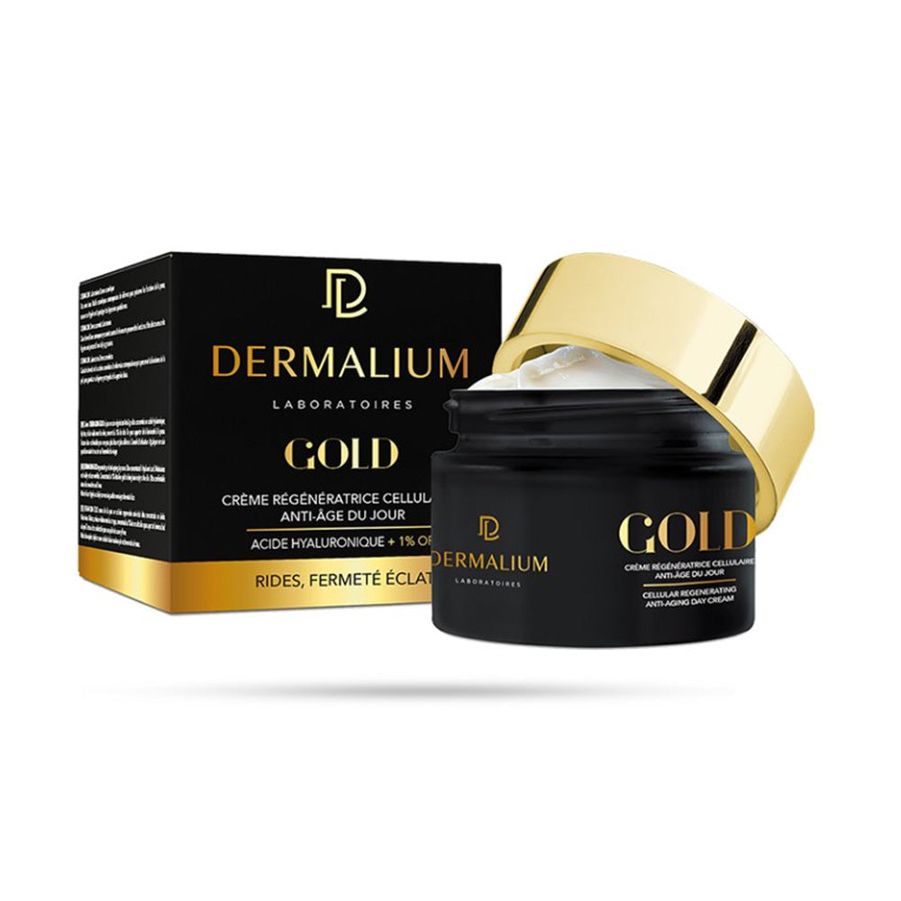 Dermalium Gold Crème Régénératrice Cellulaire Anti-Âge Du Jour 50ml nova parapharmacie prix maroc casablanca