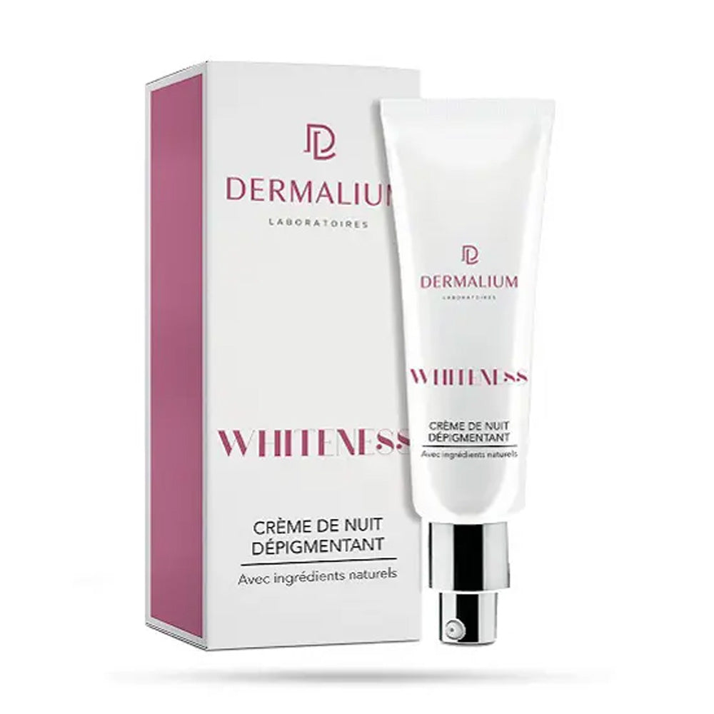 Dermalium Whiteness soin Dépigmentant Intensif De Nuit 50ml nova parapharmacie prix maroc casablanca