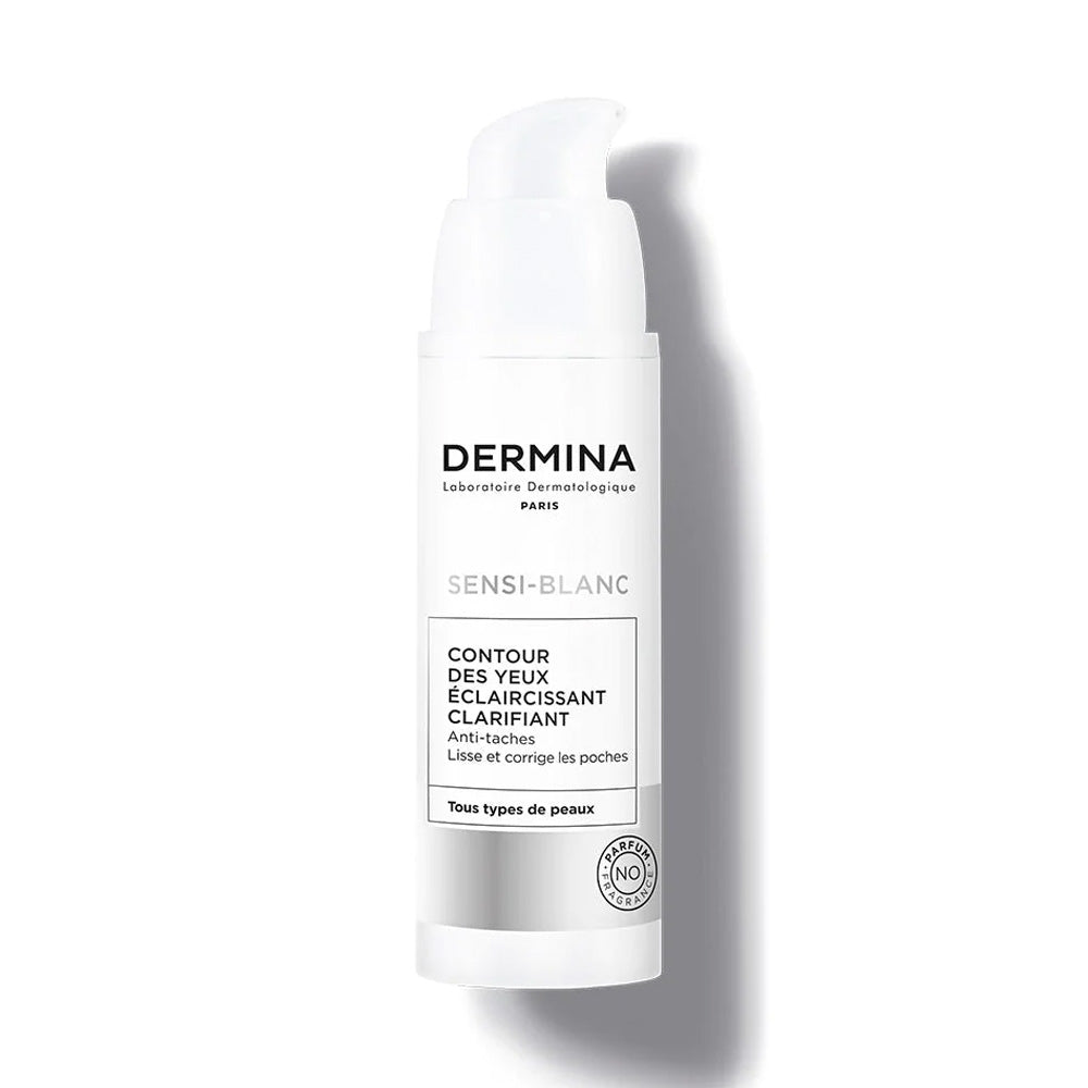 Dermina SENSI-BLANC Contour Des Yeux Eclaircissant Clarifiant 20ml nova parapharmacie prix maroc casablanca