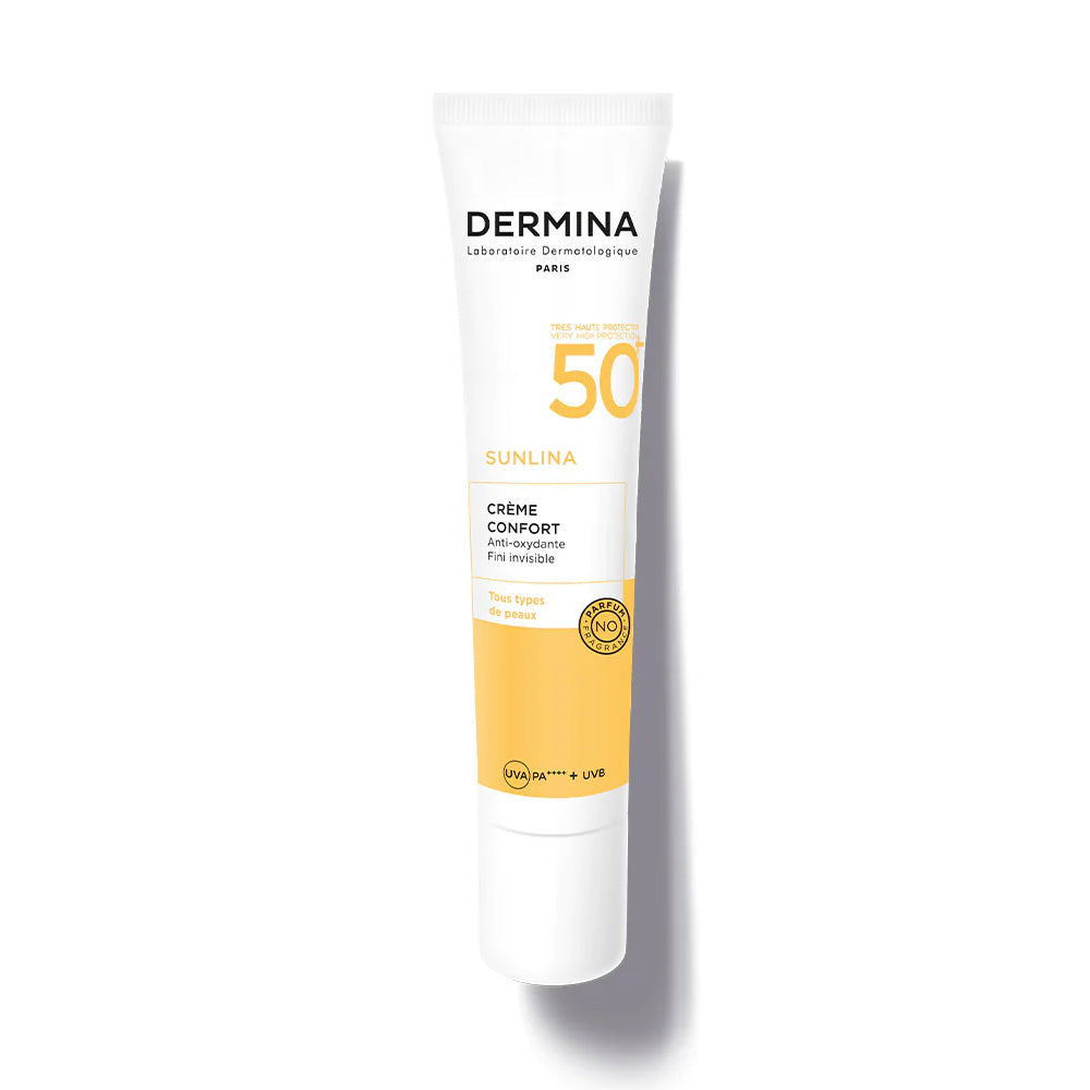 Dermina Sunlina Crème Confort SPF 50+ 40ml  | Nova Para