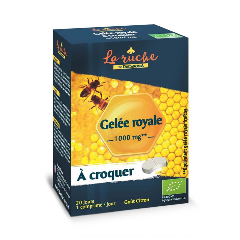 Dietaroma La Ruche Gelée Royale à Croquer 1000mg 20 Comprimés | Nova Para