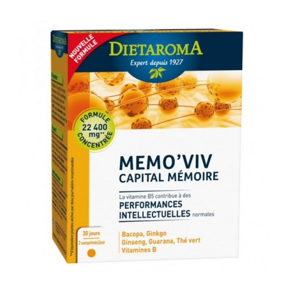 Dietaroma Memo’viv Capital Cerebral 60 Capsules - Nova Para
