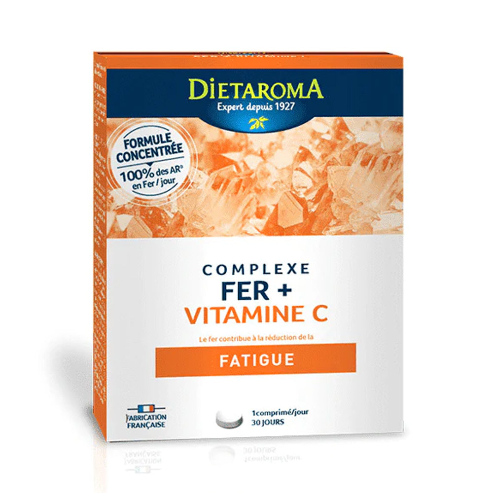 Dietaroma complexe Fer+Vitamine C 30 Comprimes nova parapharmacie prix maroc casablanca