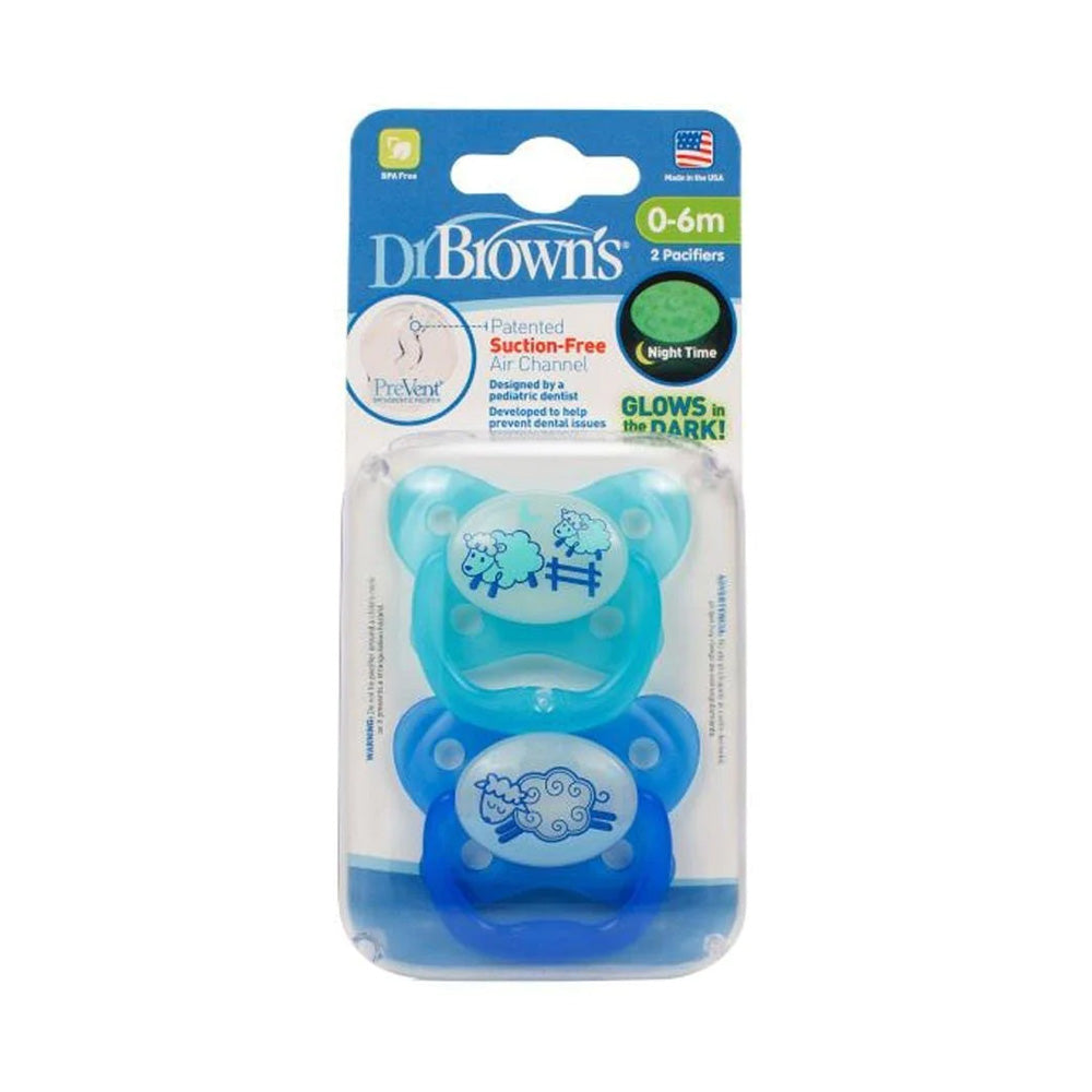 Dr Brown's 2 Sucette Betterfly Shield Bleu 0-6m PV12401-Ess - Nova Para