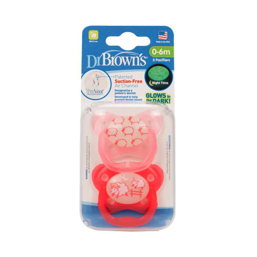 Dr Brown's 2 Sucette Betterfly Shield Pink 0-6m PV12301-Ess - Nova Para