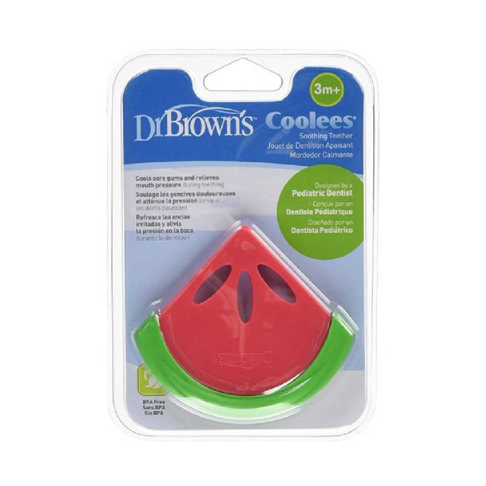 Dr Brown's Anneau De Dentition Soulageant Pastèque Coolees 3m+ TE220 - Nova Para