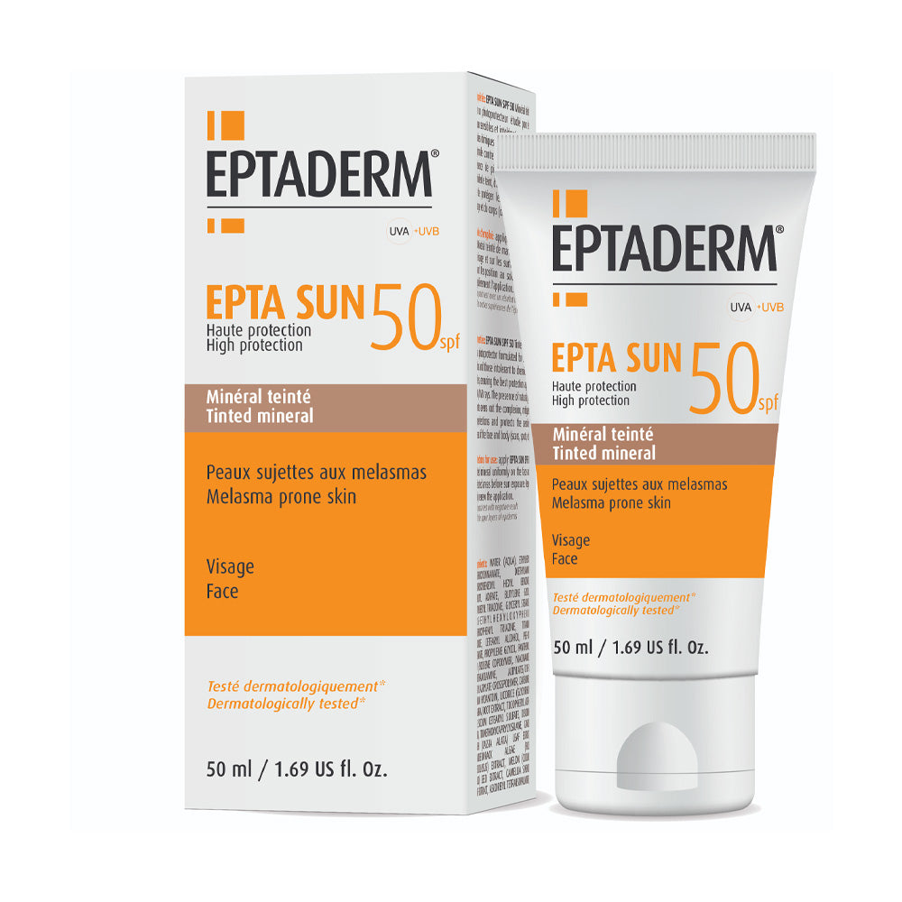 Eptaderm Sun 50+ Minéral Teinté 40ml nova parapharmacie prix maroc casablanca