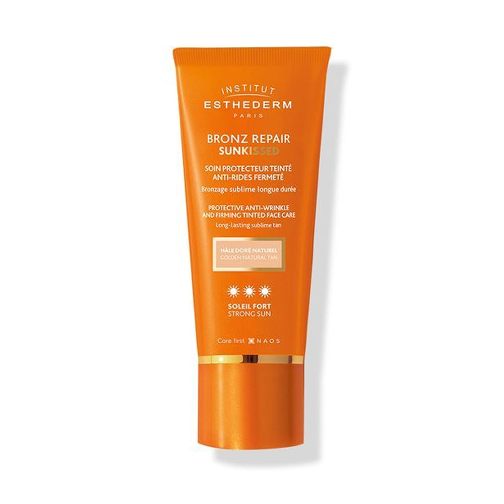 Esthederm Bronz Repair Sunkissed Soin Protecteur Teinté Anti-Rides Fermeté Soleil Fort 50ml | Nova Para