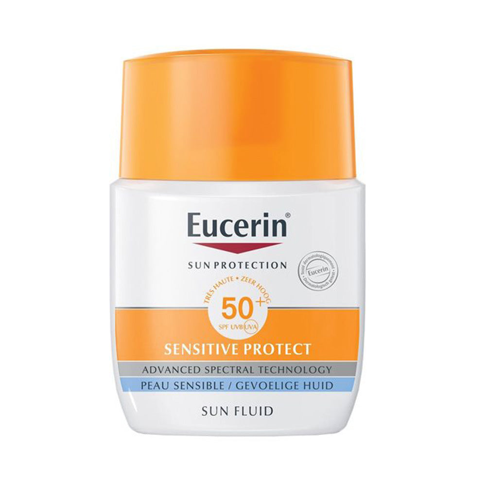 Eucerin Sun PROTECTION Sensitive Protect Fluid Matifiant SPF50+ 50ml | Nova Para