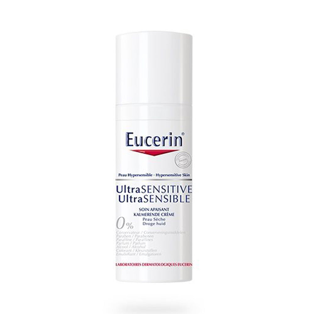 Eucerin UltraSENSIBLE Soin Apaisant Peau Sèche 50ml nova parapharmacie prix maroc casablanca