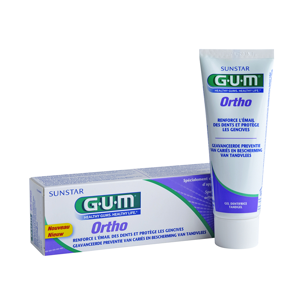 Gum ORTHO Gel Dentifrice 75ml (3080) nova parapharmacie prix maroc casablanca