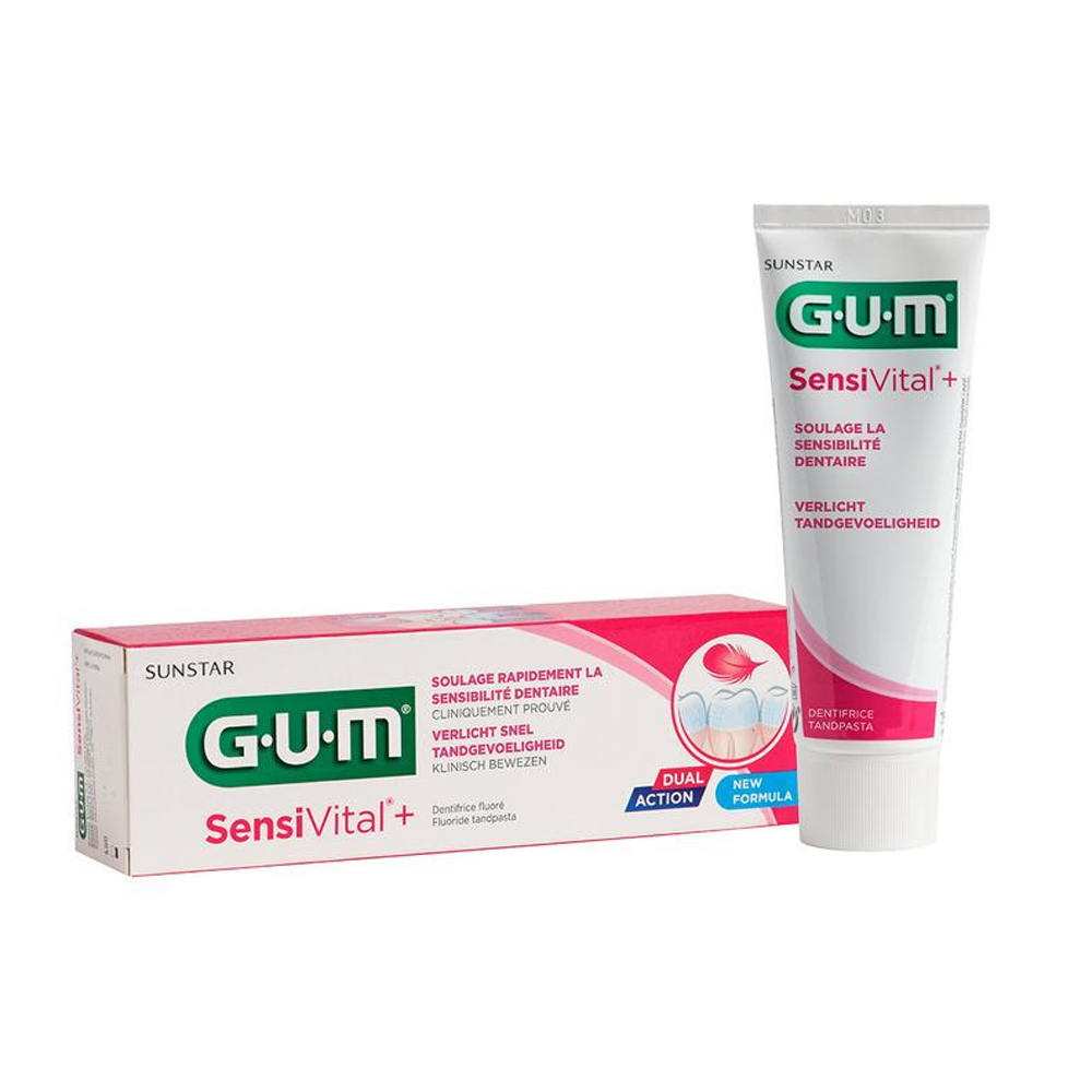 Gum SensiVital+ Dentifrice 75ml (6070) nova parapharmacie prix maroc casablanca