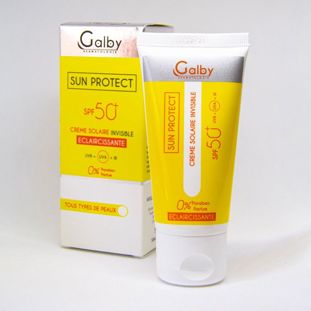 Galby sun protect écran solaire invisible SPF 50+ nova parapharmacie prix maroc casablanca