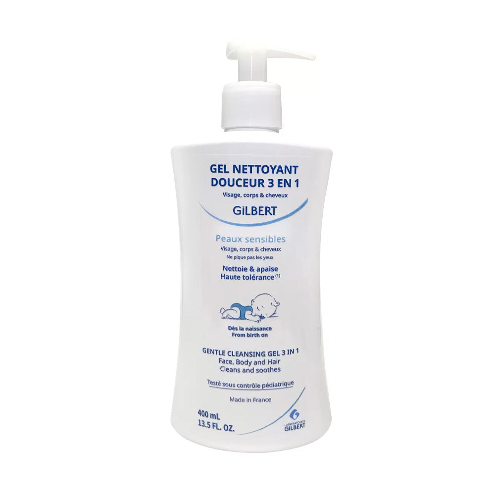 Gilbert Gel Nettoyant Douceur 3en1 Bébé 400ml nova parapharmacie prix maroc casablanca