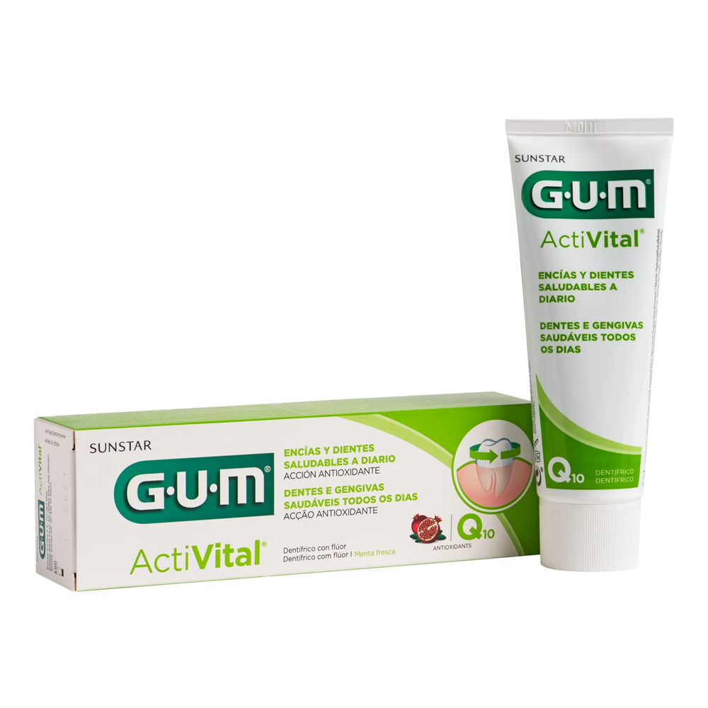 Gum ActiVital Gel Dentifrice 75ml (6050) nova parapharmacie prix maroc casablanca