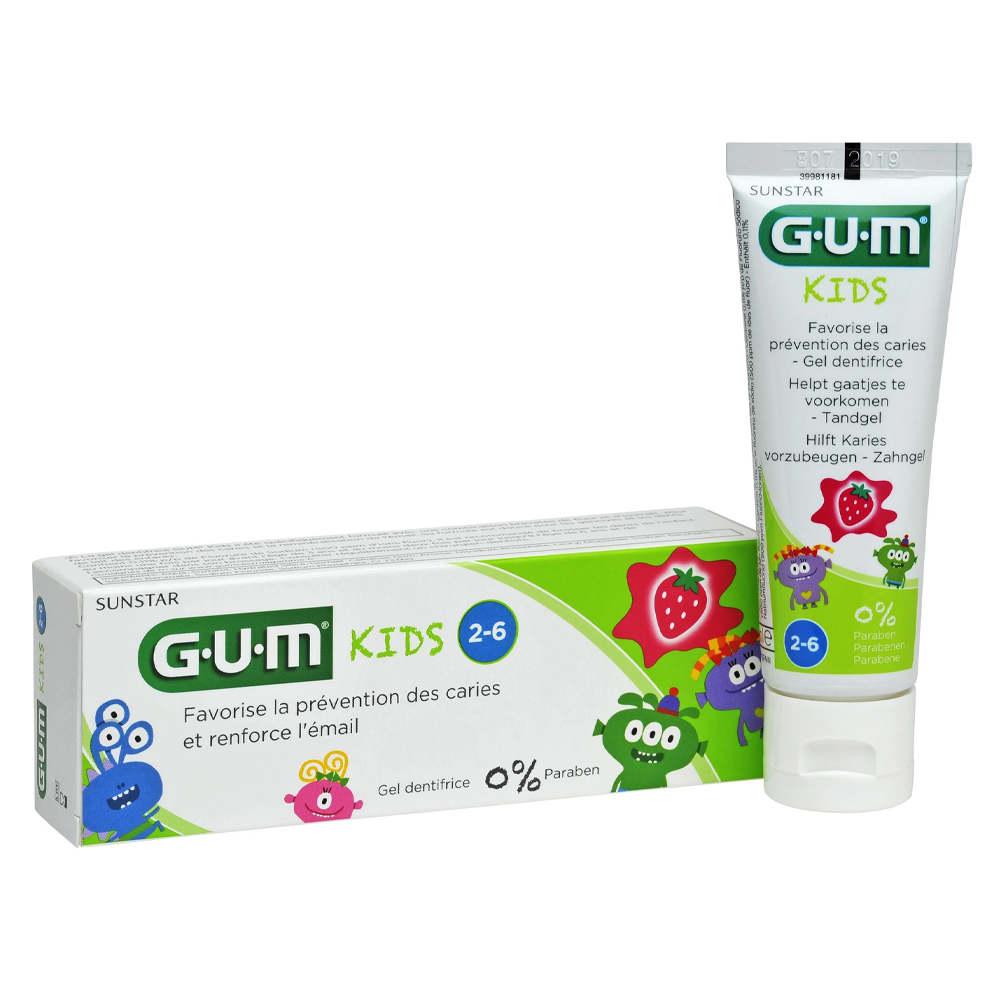 Gum KIDS 2-6 ans Gel Dentifrice 50ml (3000) nova parapharmacie prix maroc casablanca