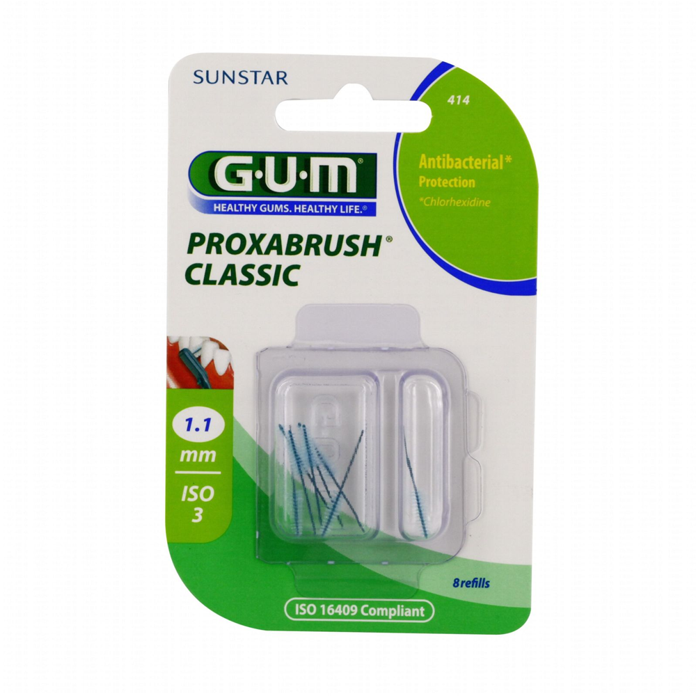 Gum PROXABRUSH CLASSIC Brossette Interdentaire 1,1mm (414) nova parapharmacie prix maroc casablanca