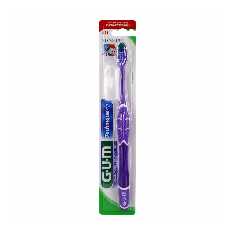 Gum Technique PRO Brosse à Dents Souple (491) nova parapharmacie prix maroc casablanca