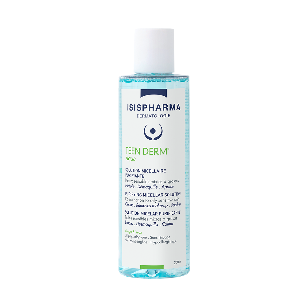 Isispharma Teen Derm Aqua Solution Micellaire Purifiante 250ml nova parapharmacie prix maroc casablanca