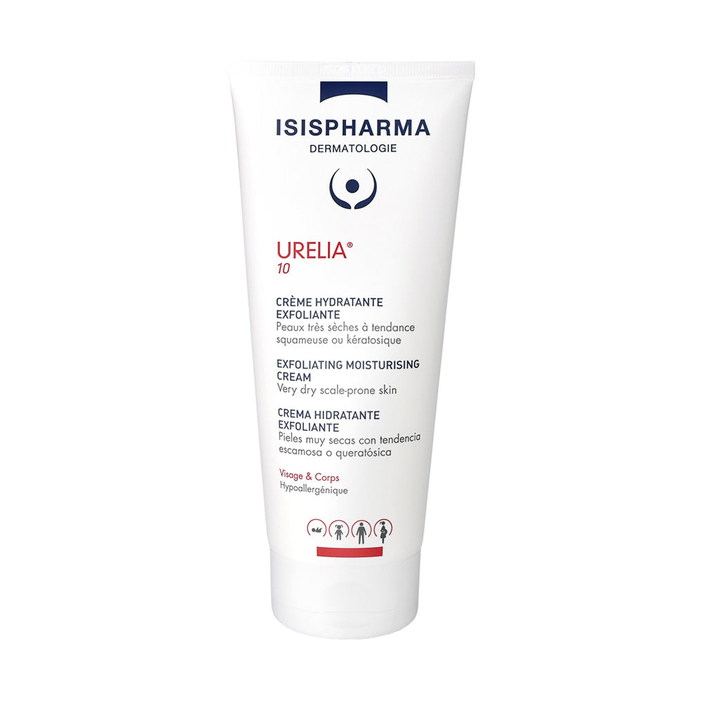 Isispharma Urelia 10 Crème Hydratante Exfoliante Peaux squameuses. Hyperkératose 150 ml nova parapharmacie prix maroc casablanca