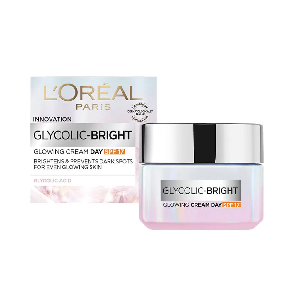 L'oreal Paris Expert Glycolic Bright Crème De Jour Éclat SPF 17 - Nova Para