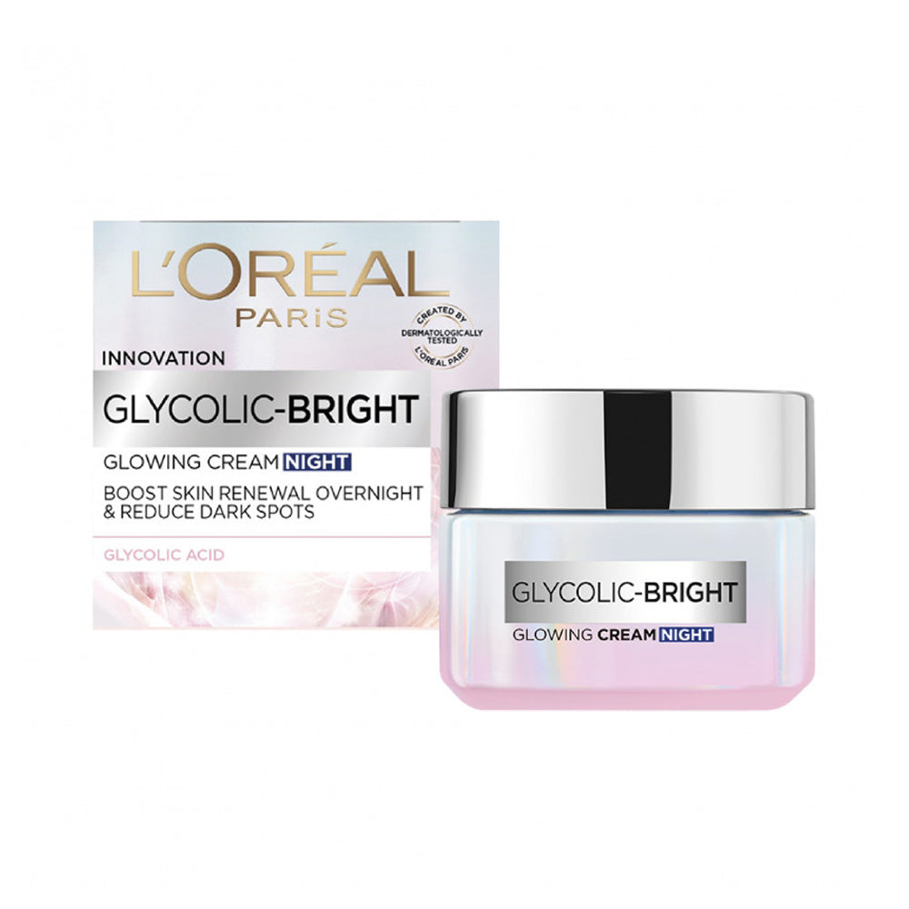 L'oréal Paris Expert Glycolic Bright Crème De Nuit Éclat 50ml - Nova Para