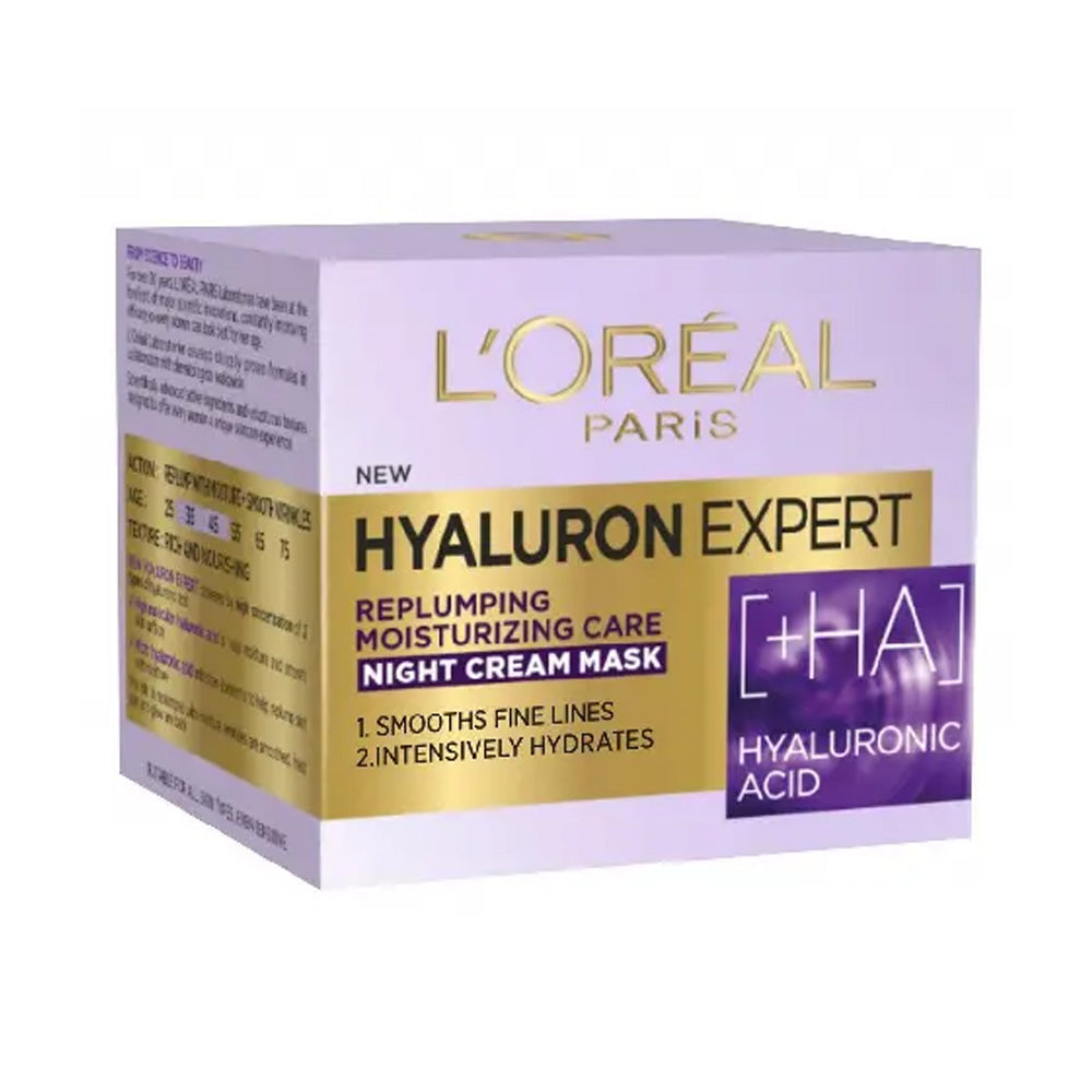 L'oréal Paris Hyaluron Expert Crème Masque De Nuit +HA 50ml - Nova Para