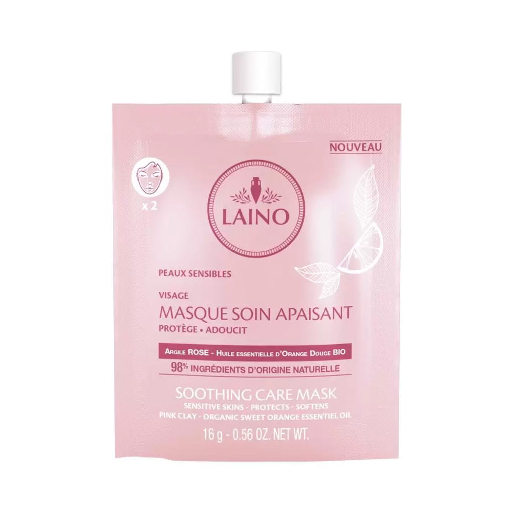 Laino Masque Soin Apaisant Argile Rose 16g - Nova Para