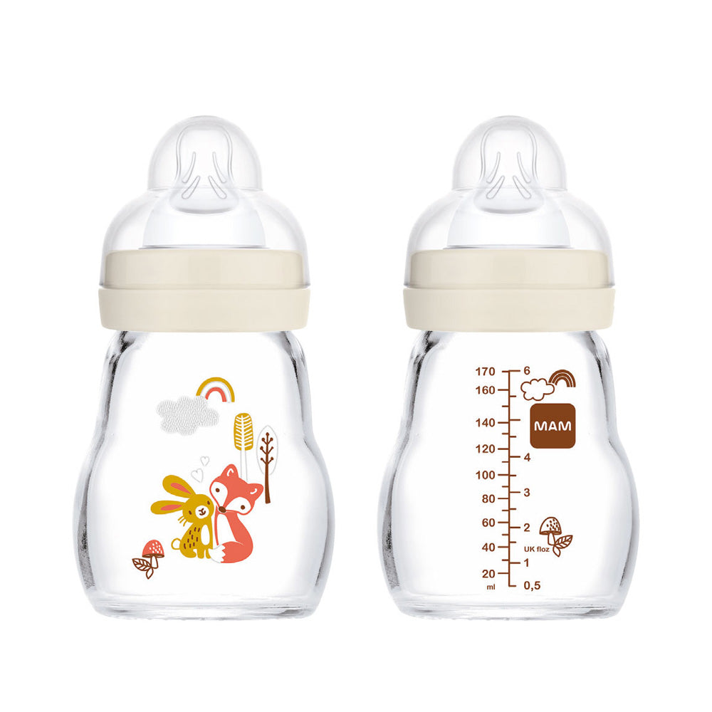 Biberon Natural en verre 240 ml - Babyfive Maroc