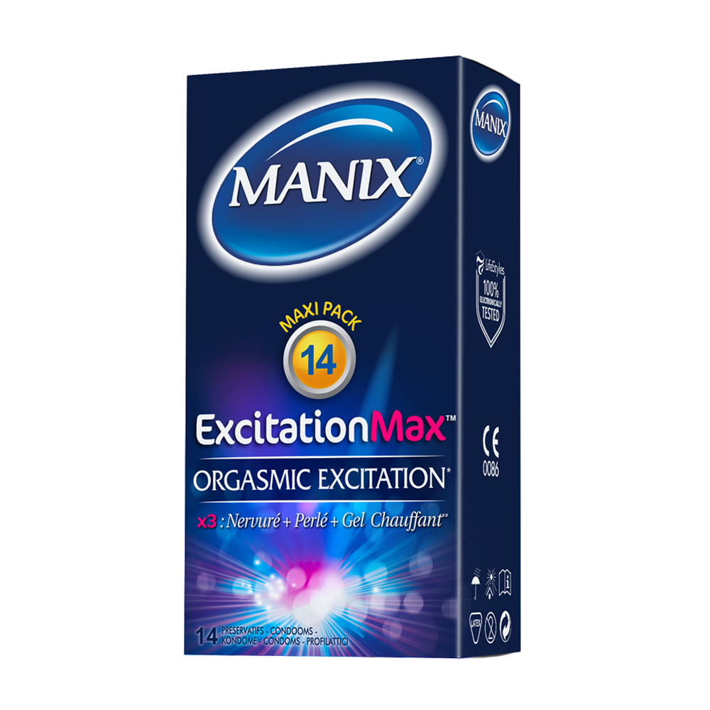 Manix Excitation Max 14 Préservatif nova parapharmacie prix maroc casablanca