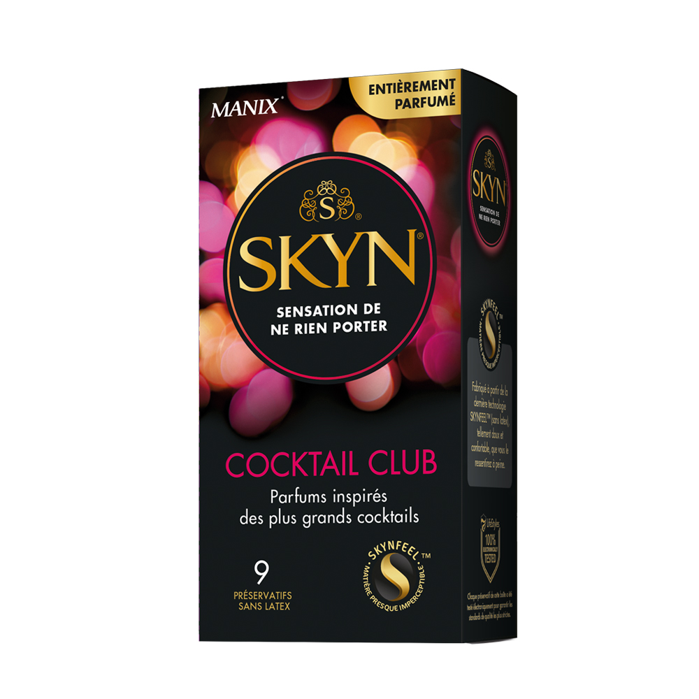 Manix Skyn Cocktail Club 9 Préservatifs nova parapharmacie prix maroc casablanca