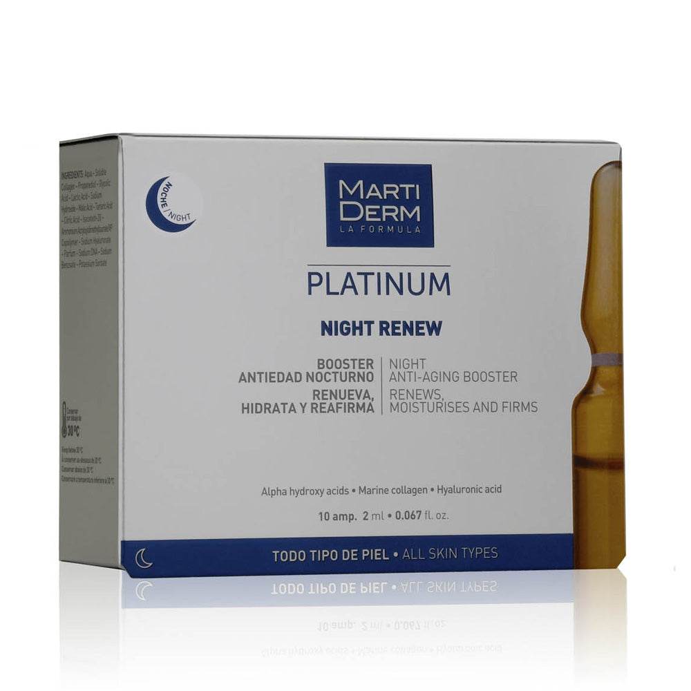 Martiderm Platinum Night Renew 10 Ampoules - Nova Parapharmacie
