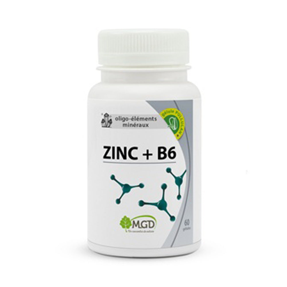 Mgd Nature Zinc+ B6 60 Gélules nova parapharmacie prix maroc casablanca