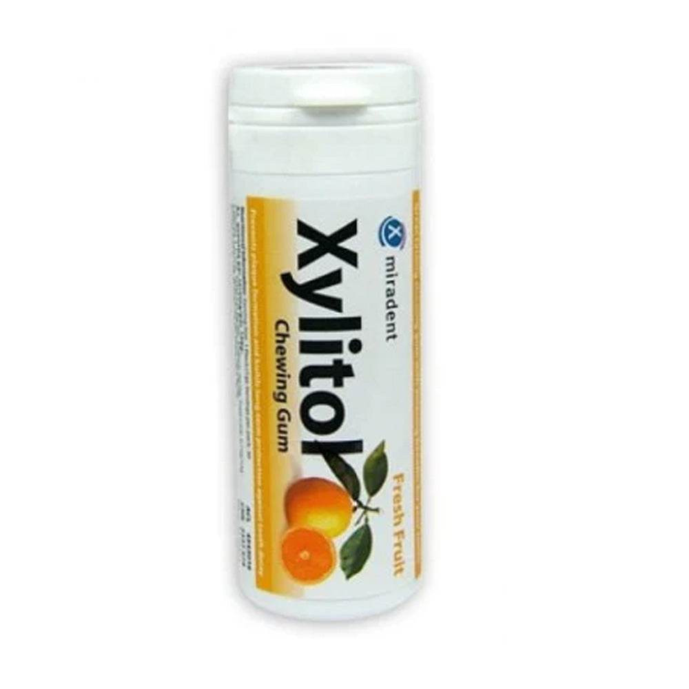 Miradent Xylitol Chewing Gum Fresh Fruit 30B - Nova Parapharmacie