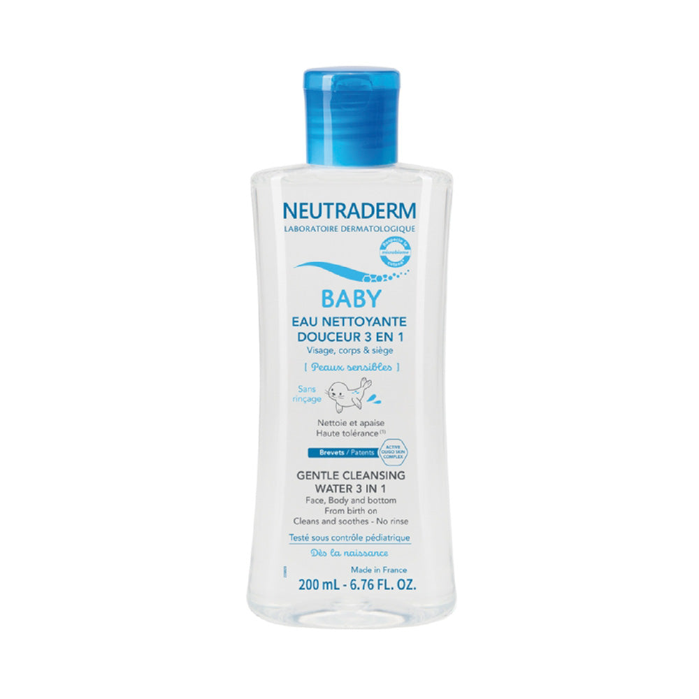 Neutraderm Baby Eau Nettoyante Douceur 3en1 200ml - Nova Para