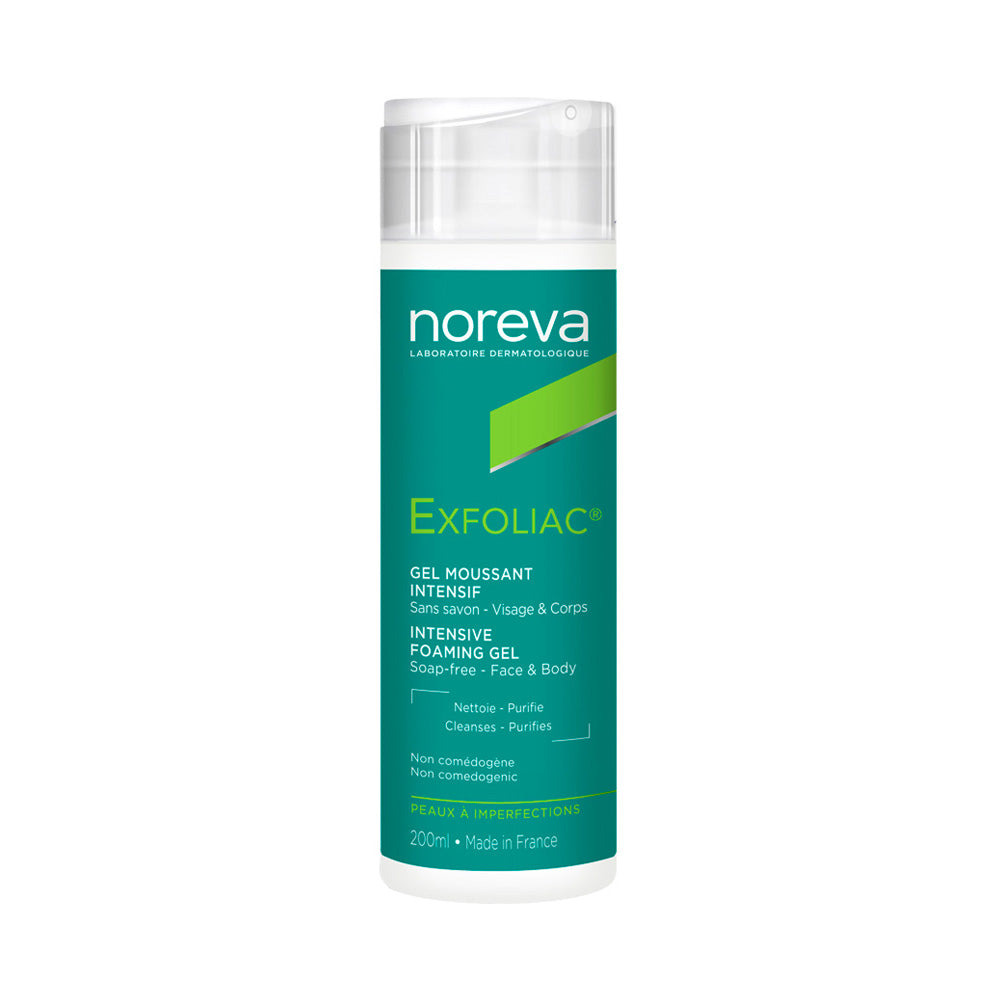 Noreva Exfoliac Gel moussant intensif 200ml nova parapharmacie prix maroc casablanca