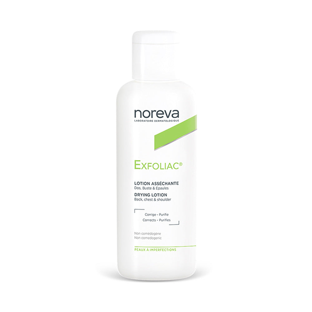 Noreva Exfoliac Lotion asséchante Dos, Buste & Epaules 125ml nova parapharmacie prix maroc casablanca