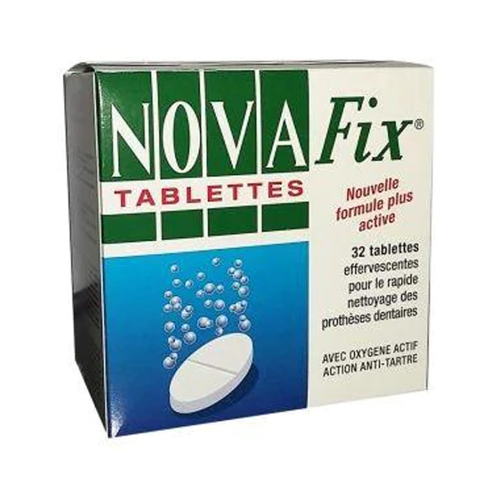 Novafix Tablettes 32 Pour Le Rapide Nettoyage Des Prothèses Dentaires nova parapharmacie prix maroc casablanca