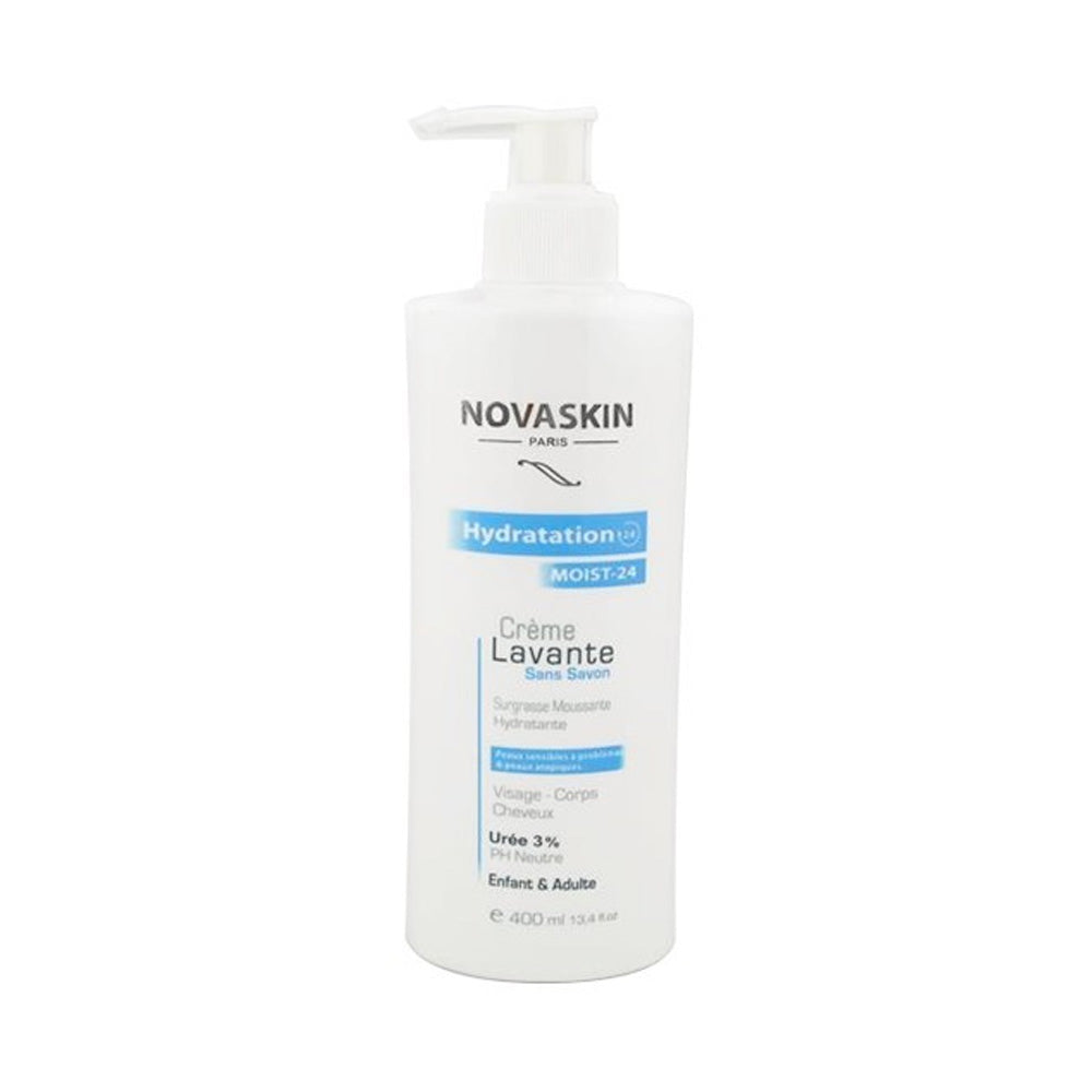 Novaskin Crème Lavante Corps Sans Savon 400ml - Nova Para