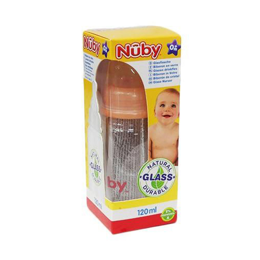 Nuby Biberon Verre Standard 120 Ml+0 Mois ID1178 - Nova Para