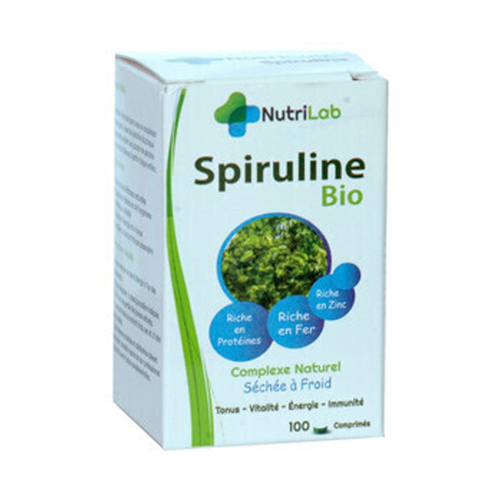 NutriLab Spiruline Bio 120 Comprimés nova parapharmacie prix maroc casablanca