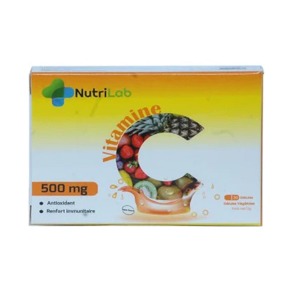 Nutrilab Acerola Vitamine C 30 Gélules nova parapharmacie prix maroc casablanca