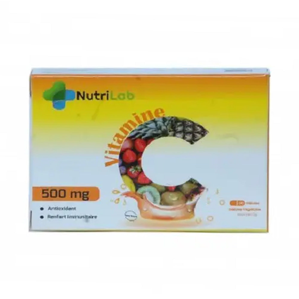 Nutrilab Vitamine C 500mg 30 Gélules nova parapharmacie prix maroc casablanca