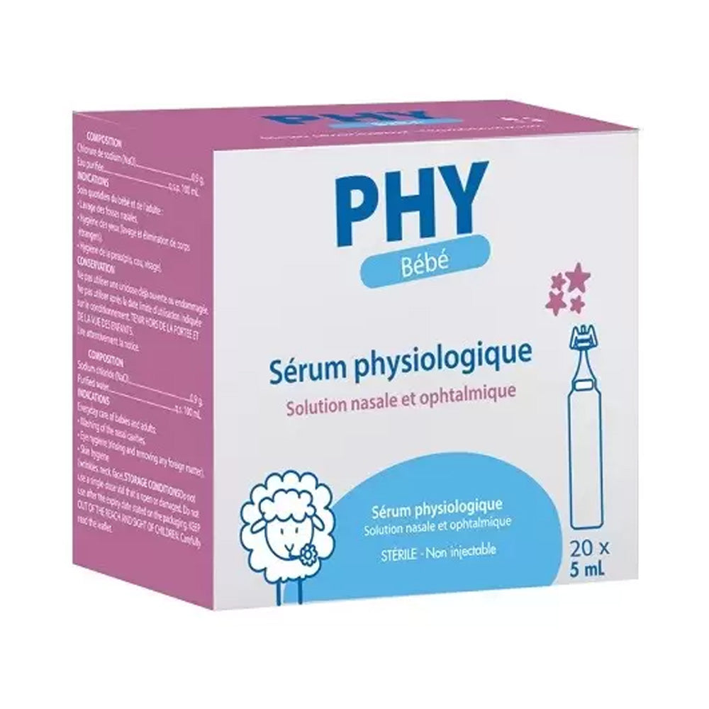 Phy Sérum Physiologique Boite 20*5ml - Nova Para