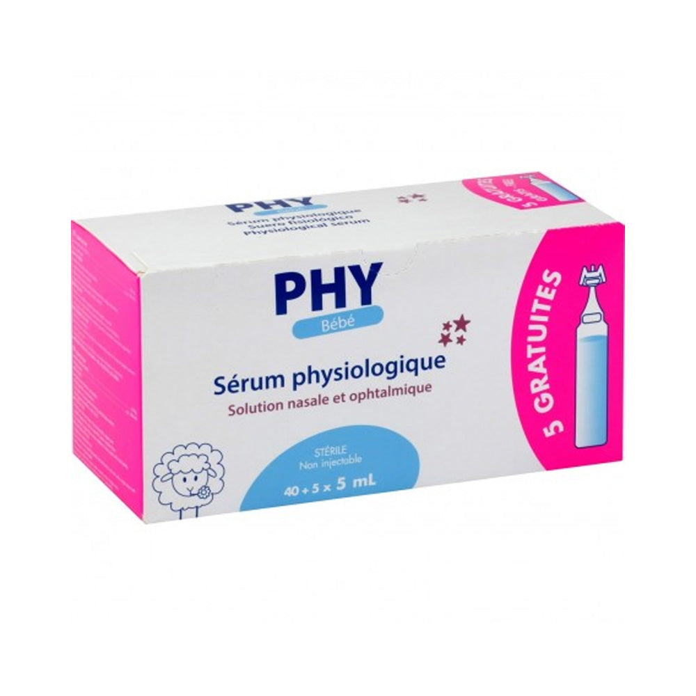 Phy Sérum Physiologique Boite 40+5*5ml -Nova Para