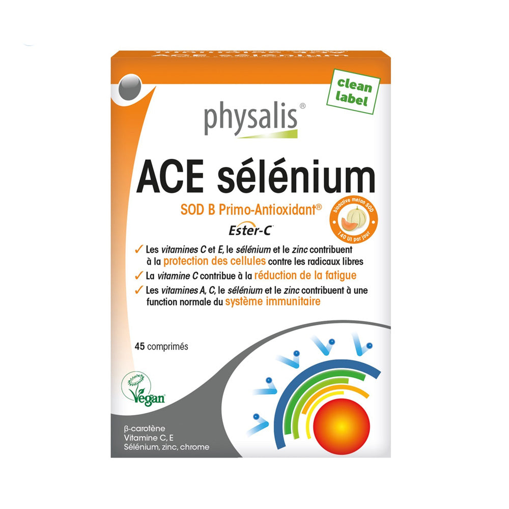 Physalis Ace Sélénium 45 Comprimés - Nova Para