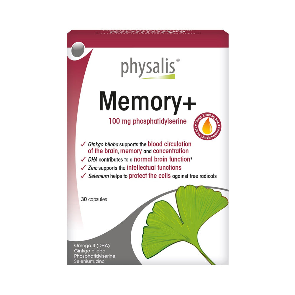 Physalis Memory+ 100mg 30 Capsules - Nova Para