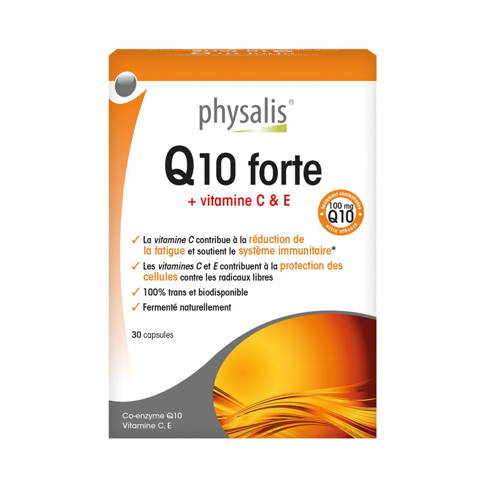 Physalis Q10 Forte +Vitamine C & E 30 Gélules - Nova Para