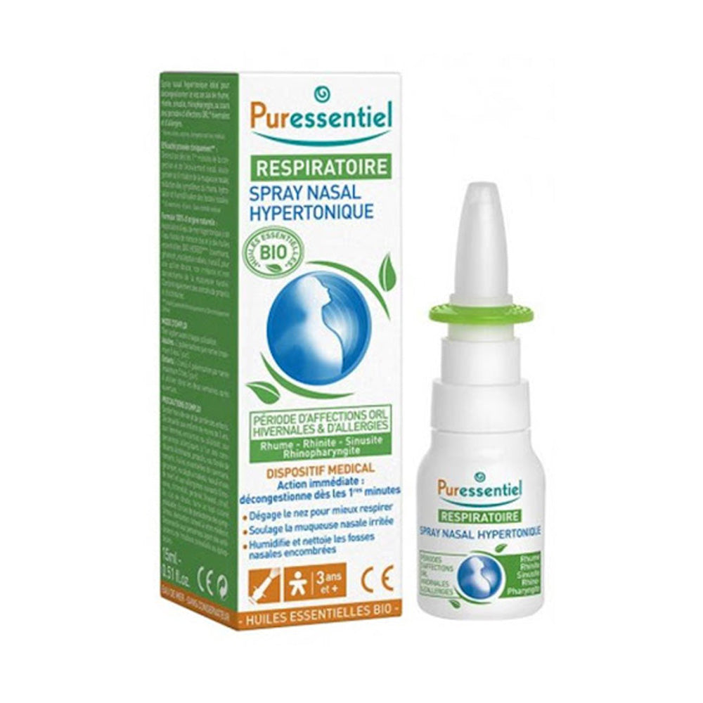 Puressentiel Respiratoire Spray Nasal Hypertonique 15 ml - Nova Para