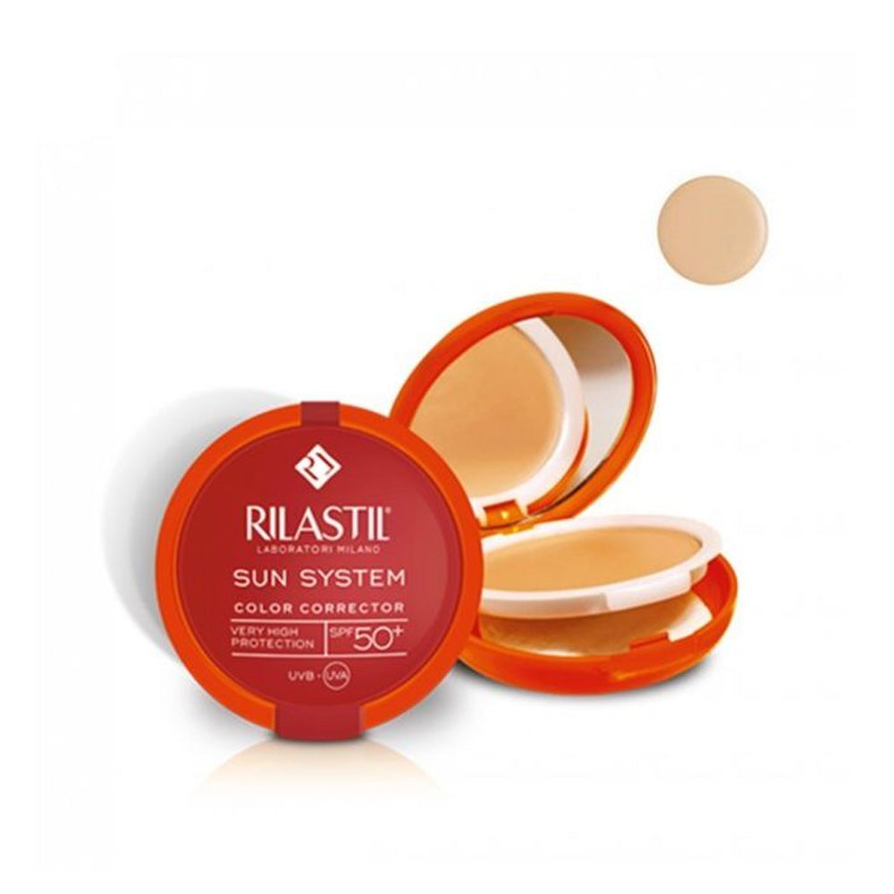 Rilastil Sun Compact  SPF50+ 10g Dore N°02 nova parapharmacie prix maroc casablanca